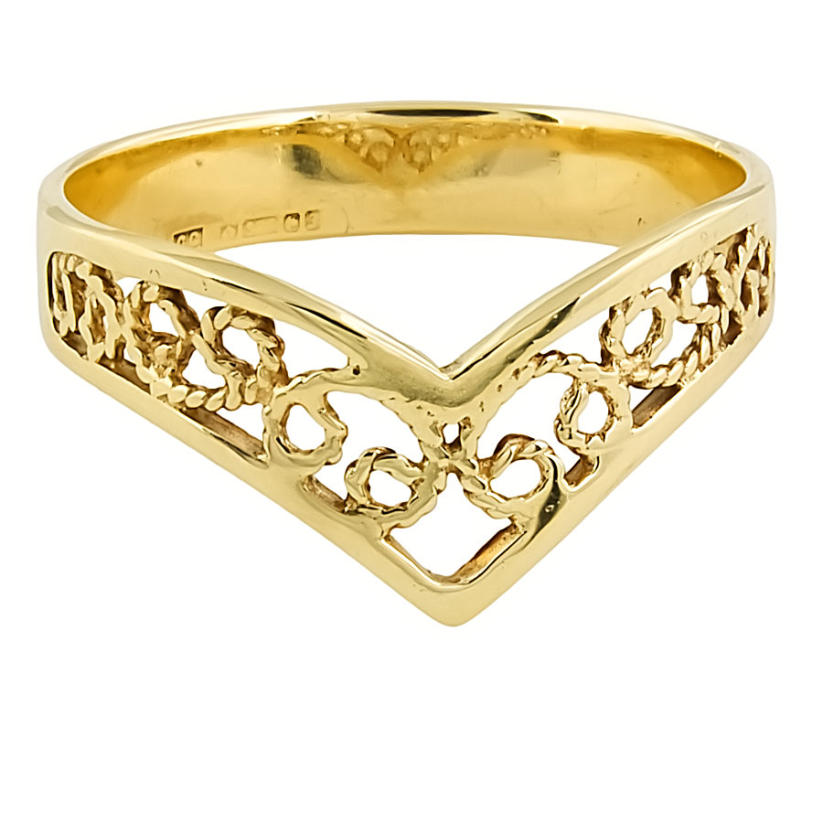 9ct gold 2.2g Ring size P